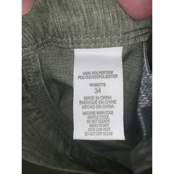 NWT! Jack O'Neill Collection O’Neil Mens Green Casual Polyester Shorts - Size 34 - Picture 5 of 6